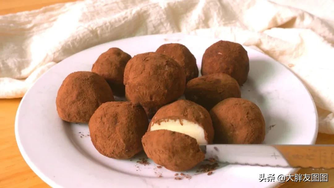 揭秘！巧克力松露的做法，再也不用买啦，空气感十足的巧克力