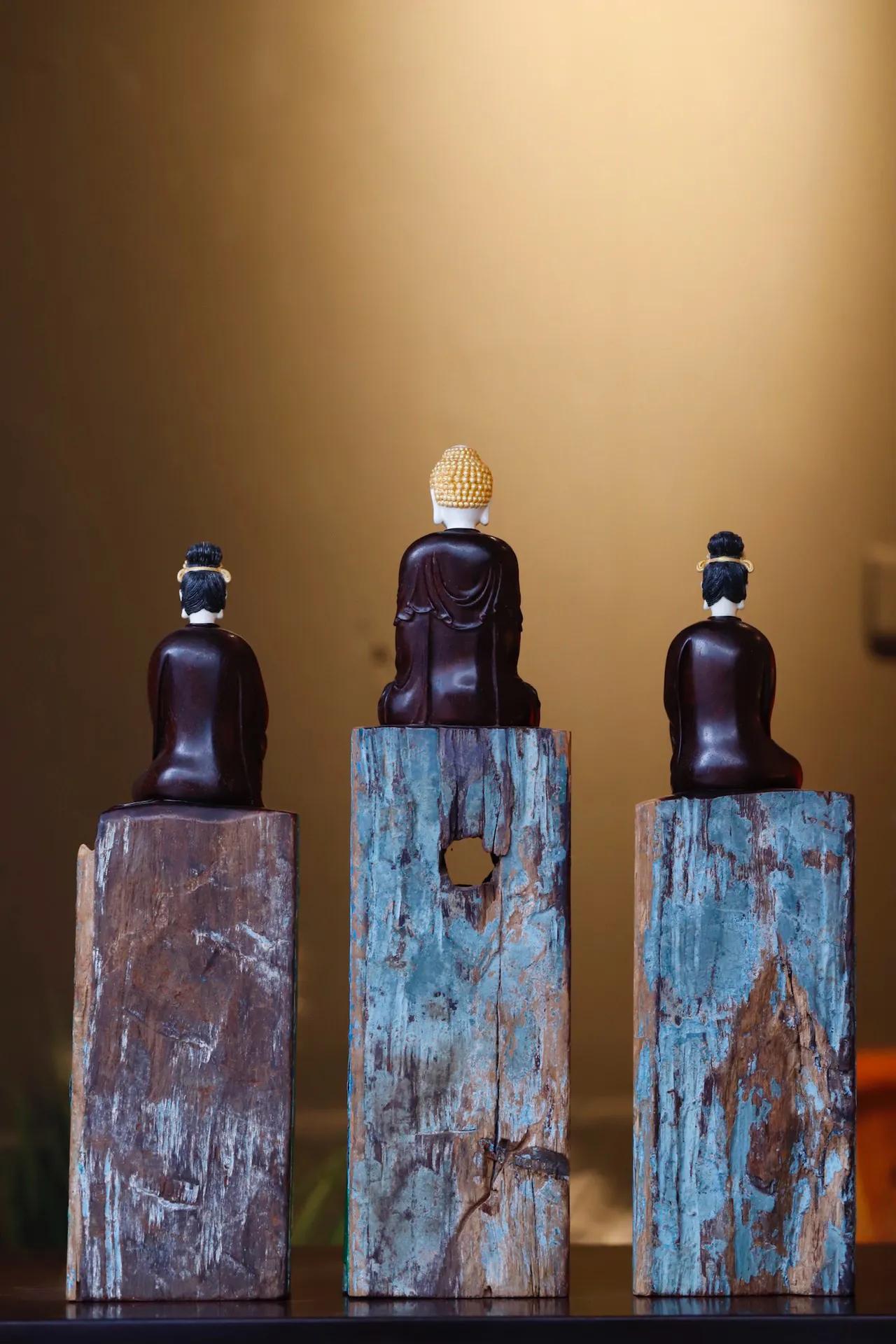 西方三圣挂画,西方三圣菩萨