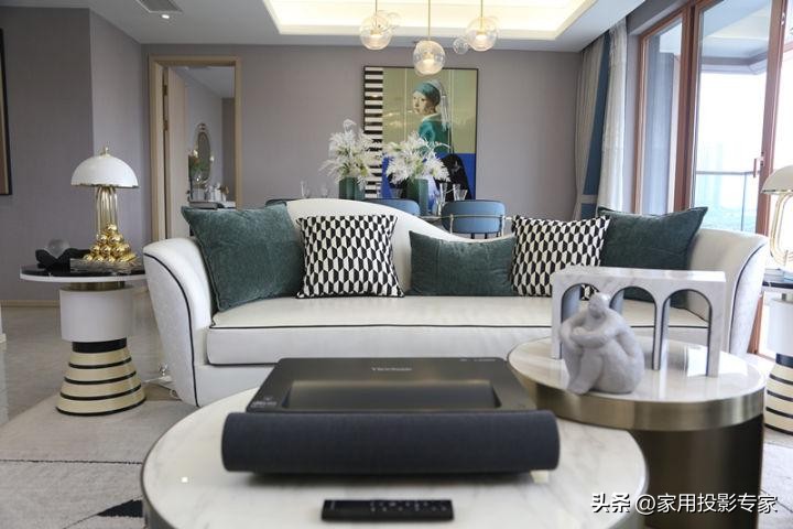 优派tx5000k超短焦智能激光投影仪,优派投影机t5000k