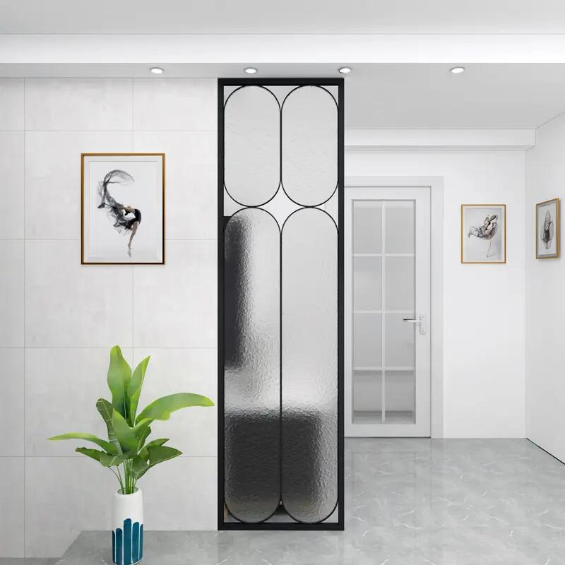 玻璃隔断设计高级感,设计改变生活极简玻璃隔断