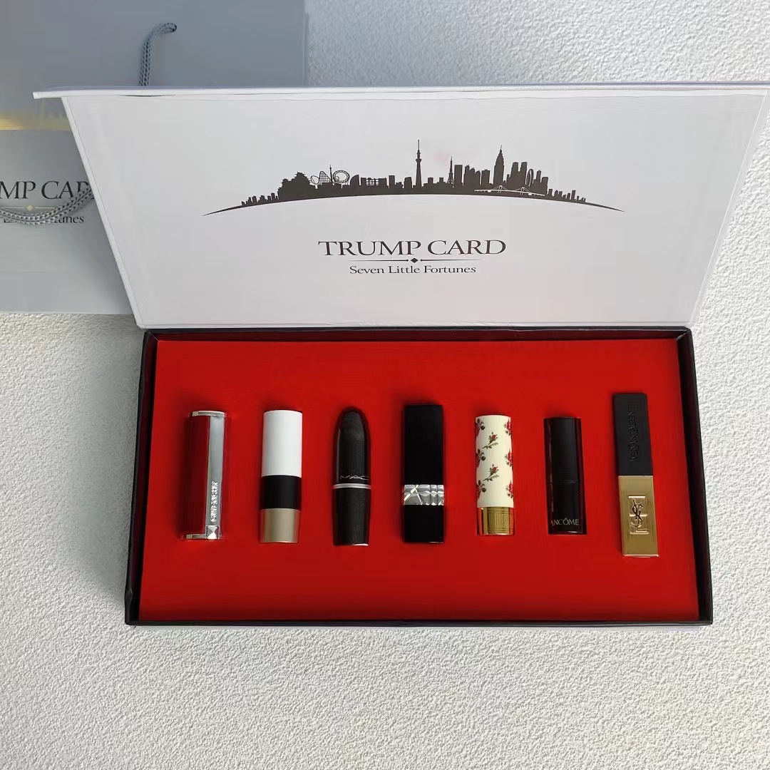 七小福大牌口红小样礼盒,口红套盒七小福
