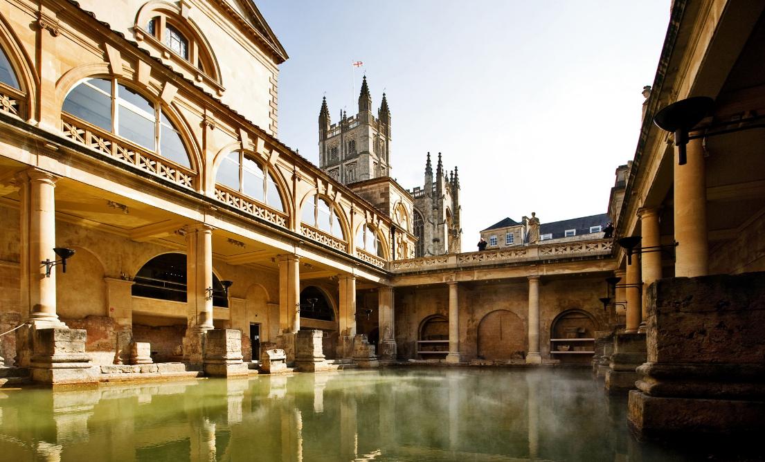 英国巴斯小镇图片大全,英国巴斯教堂