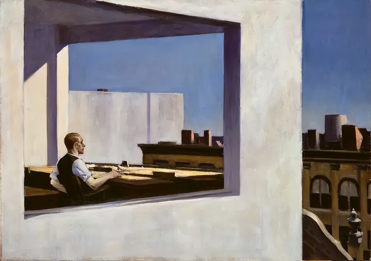 美国画家霍华德风景油画作品选,爱德华霍普油画临摹