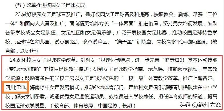 中国足球改革最新报道,中国女足改革