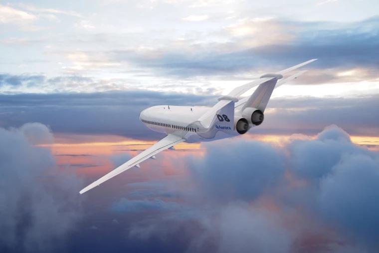 “滚回绘图板”被淘汰的飞行器方案218-未来概念客机,极光D8