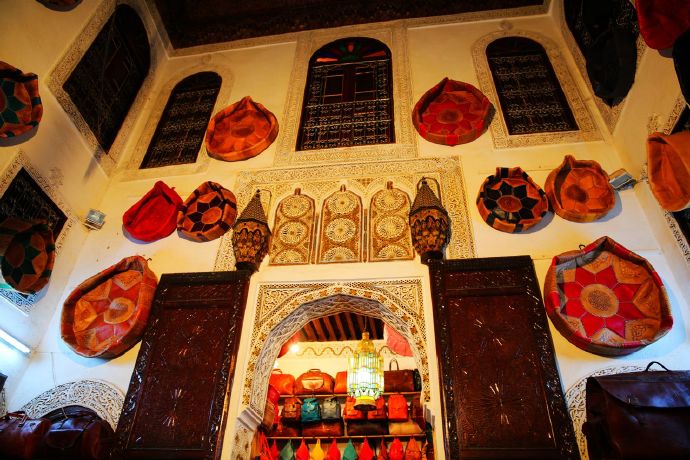 摩洛哥皮革大染坊菲斯 (摩洛哥的皮革染坊)