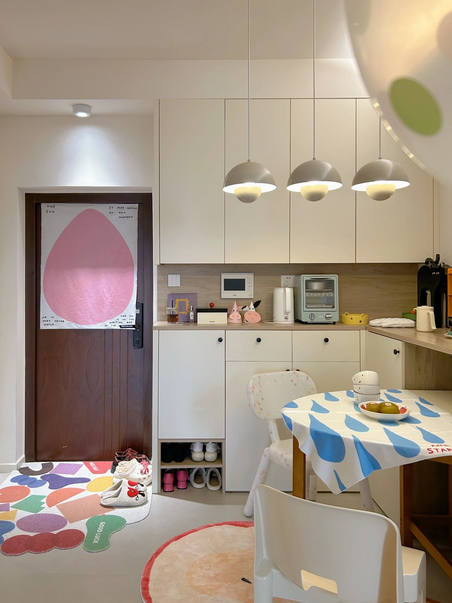 湖北女主的“多巴胺装修”火了，全屋布置得清爽又高级，超羡慕