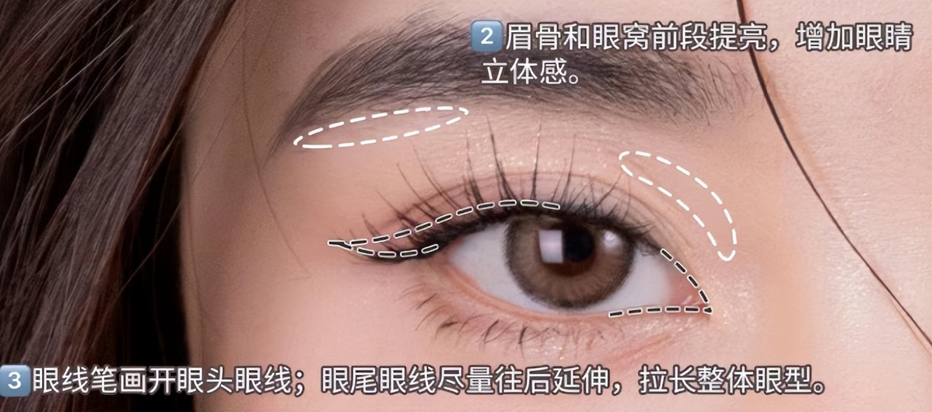 日常大眼妆的画法教程,眼妆教程分享日常眼妆教程