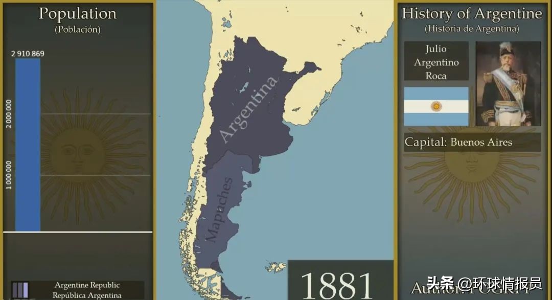 阿根廷“南进运动”，如何只用70年时间就实现领土面积翻倍？