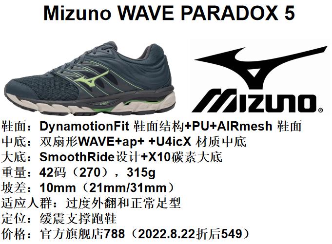 美津浓跑鞋系列矩阵,美津浓跑鞋矩阵