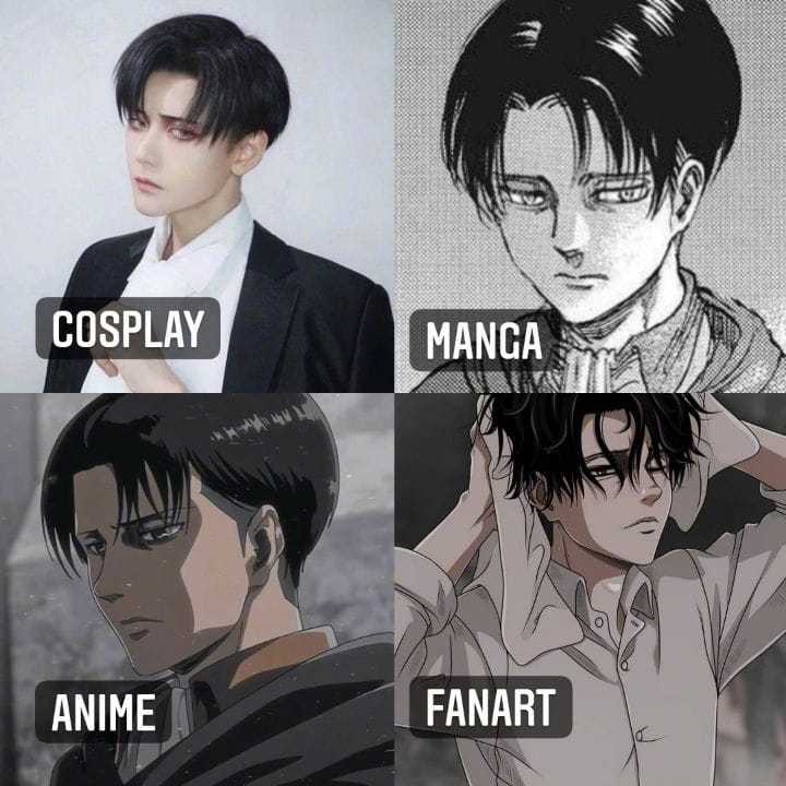 进击的巨人兵长前后画风对比,进击的巨人兵长帅气图片