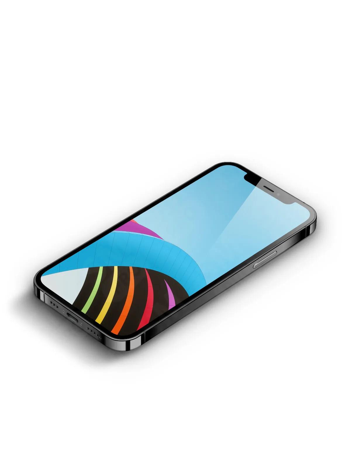 精美彩色上蓝下红壁纸,手机壁纸彩色粉末