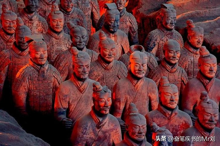 秦始皇兵马俑艺术风格和艺术价值,兵马俑着色