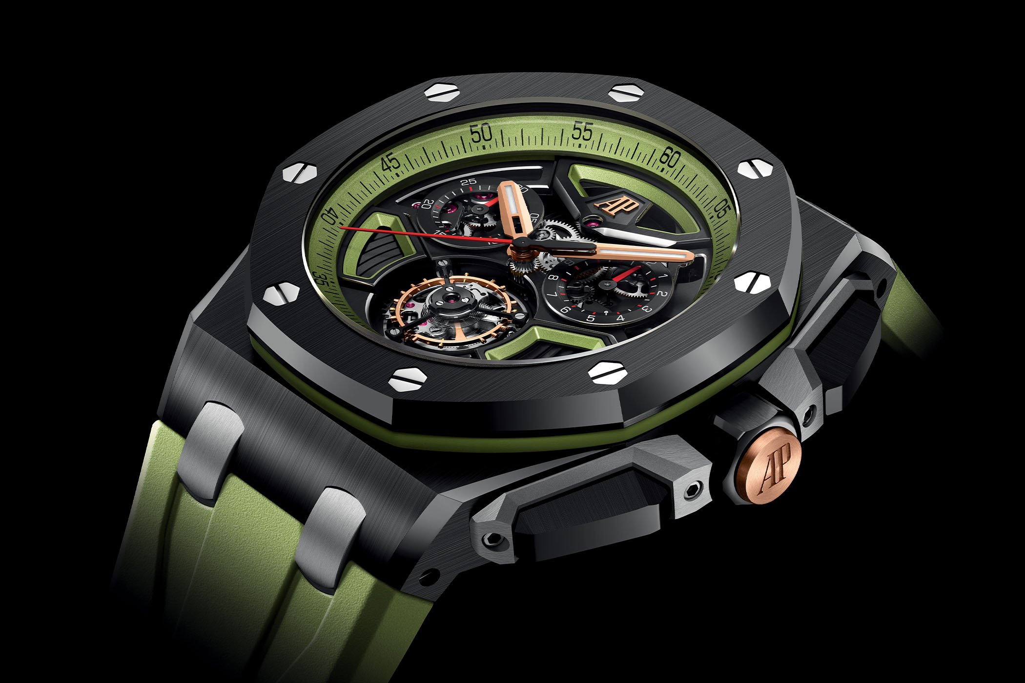 皇家橡树爱彼外圈旋转,浮动式爱彼