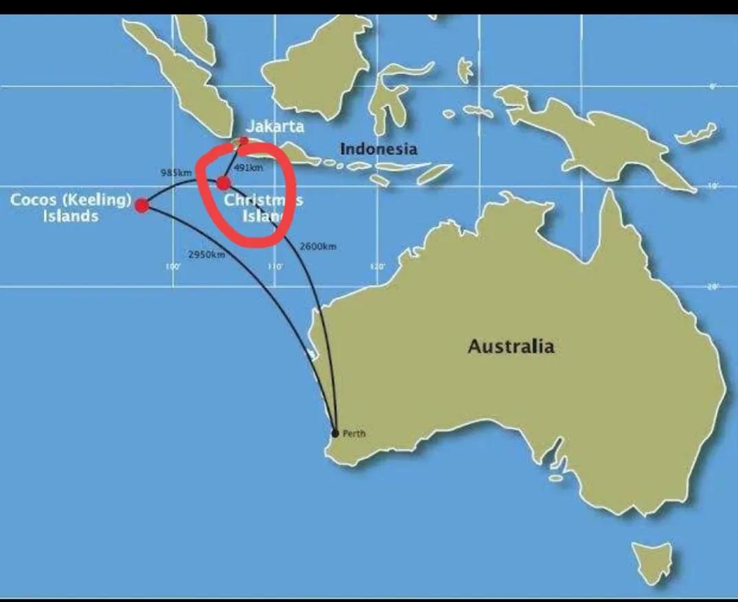 澳大利亚海外领地圣诞岛简介,圣诞岛为什么划归澳大利亚