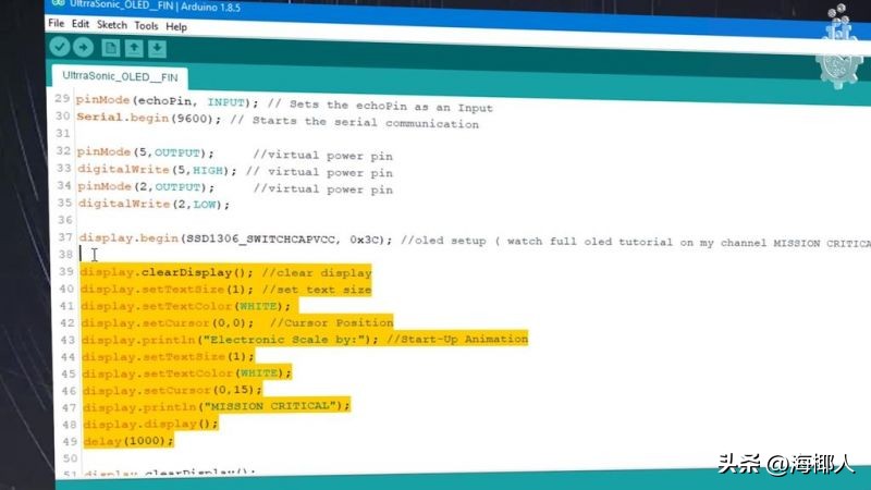 Arduino超声波测距制作教程,arduino超声波小车编程