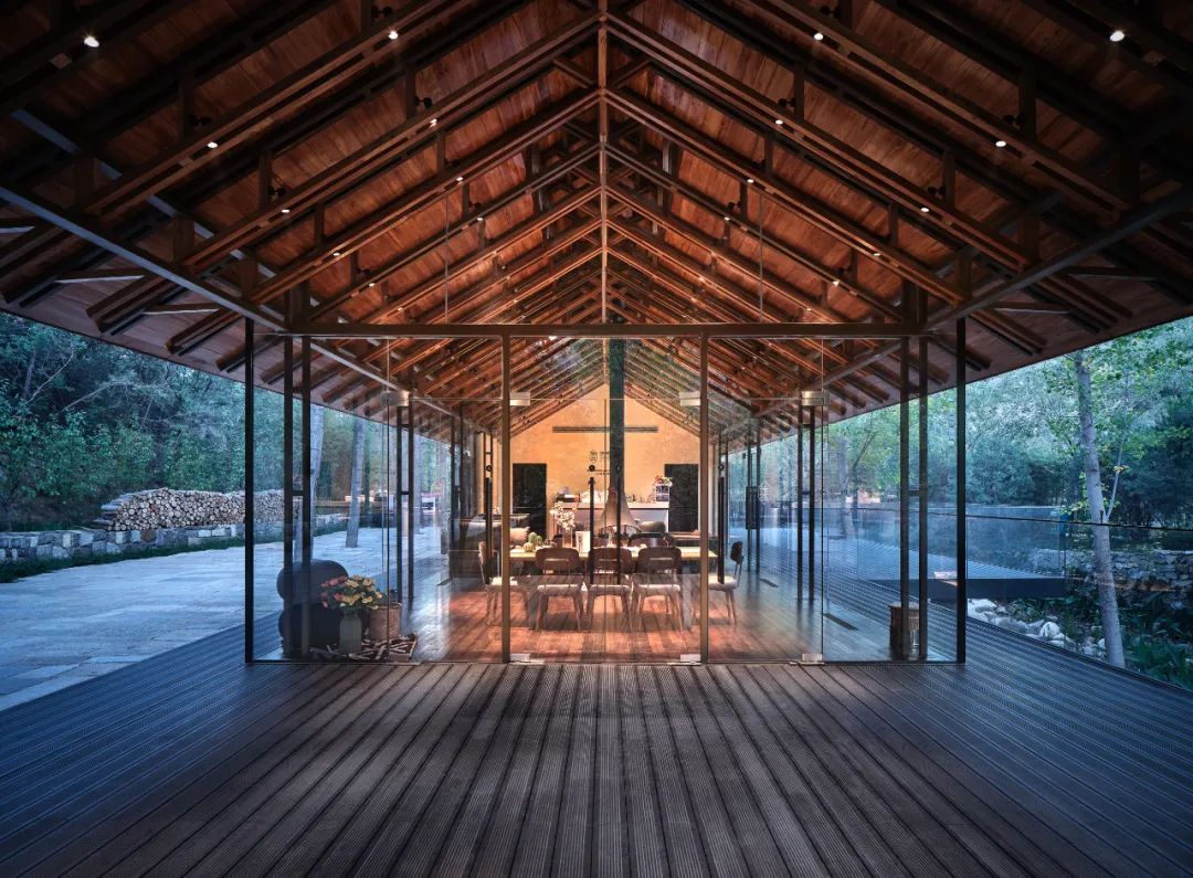 农村自建石头房,农村深山石头房