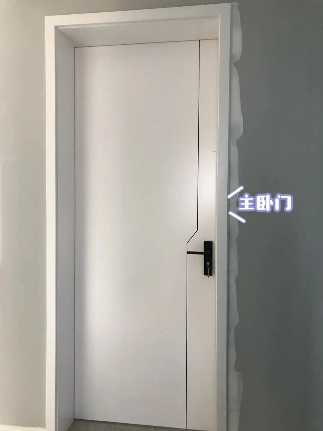 白墙搭配什么颜色木门,房间木门颜色搭配效果图