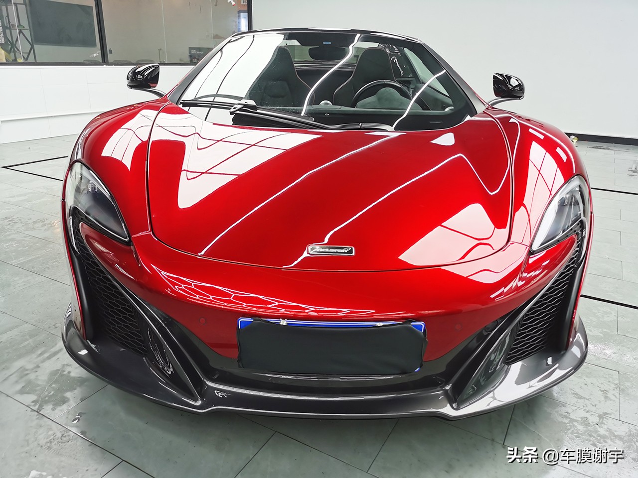 迈凯伦650s车布多少钱,迈凯伦进口车衣贴膜