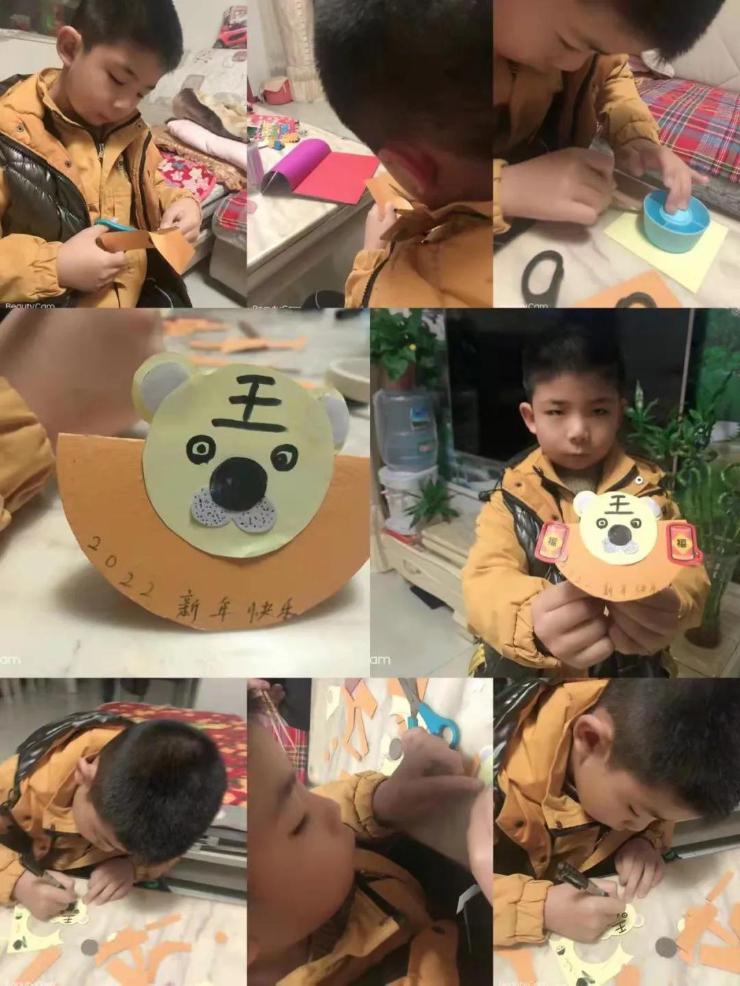 童心创意春节贺卡,小学生做好看的新年贺卡