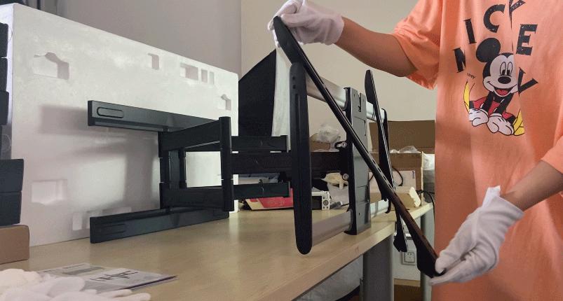 创维电视2孔挂架怎么安装示意图,75寸电视挂架安装费一般是多少