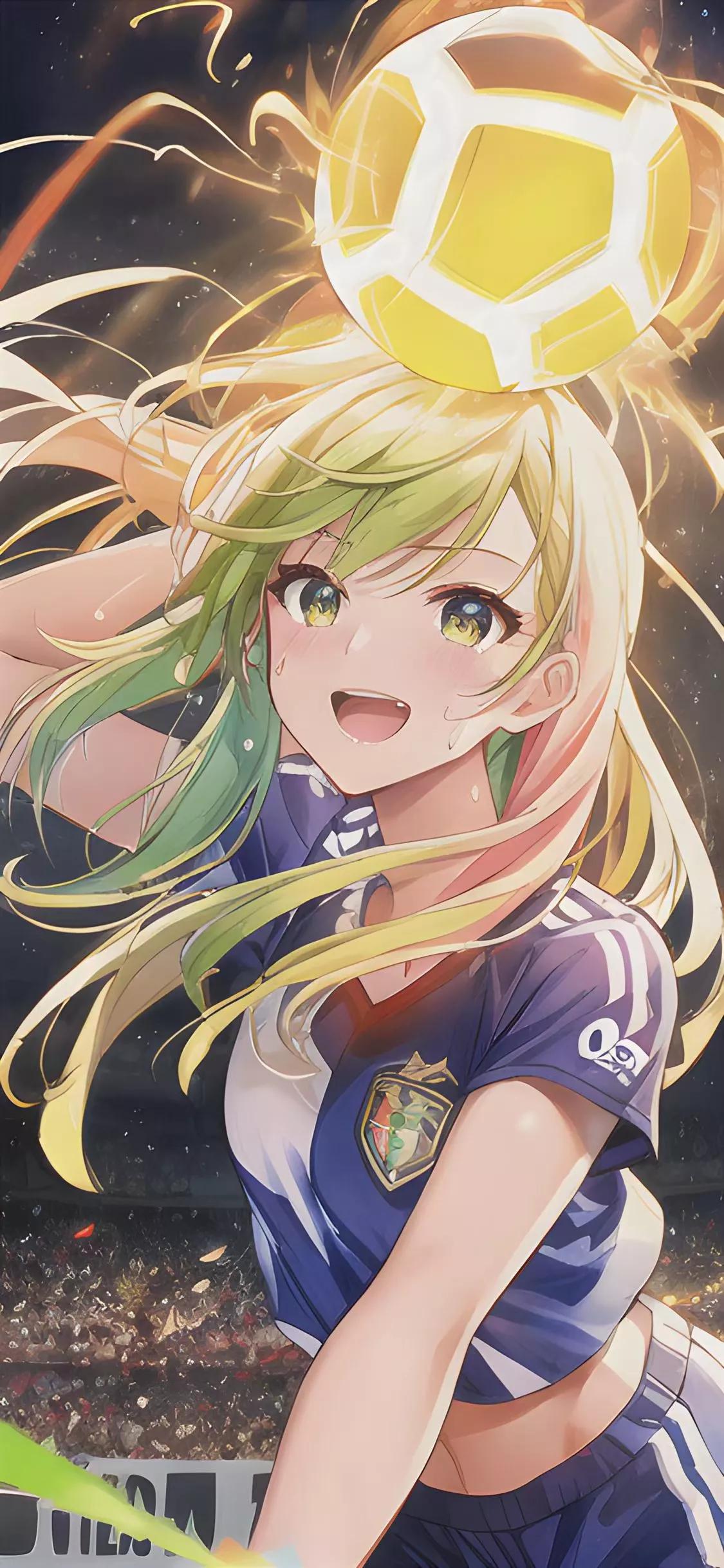 世界杯ai绘画高清图,ai绘画足球宝贝壁纸图文