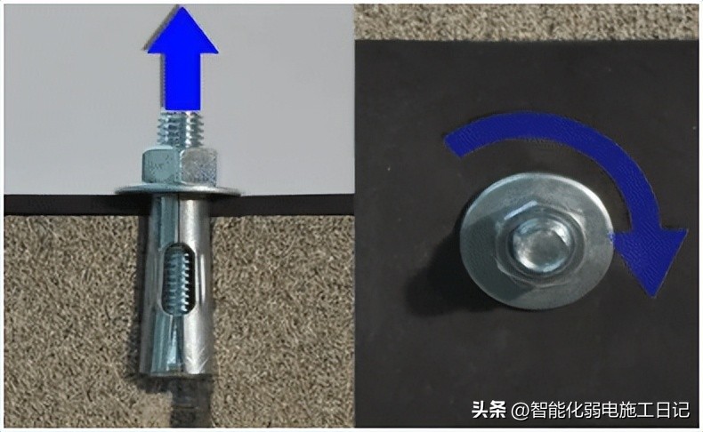 胀锚地脚螺栓安装视频,地脚螺栓安装示意图讲解