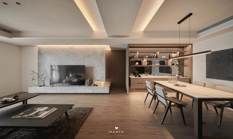 将自然质地捎进屋内，6口之家的理想共居