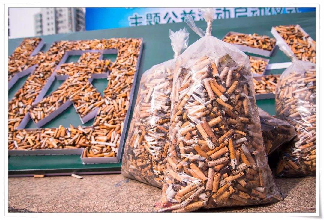 日本烟头回收处理视频,日本收集中国烟头