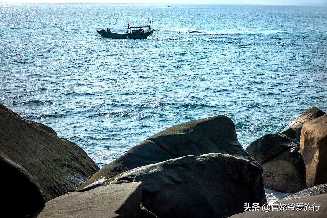 海南天涯海角海滩景色美如画,海南可以与石梅湾媲美的海滩