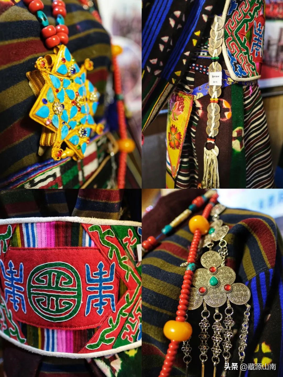 藏装山南民族服饰,民族风西藏服饰