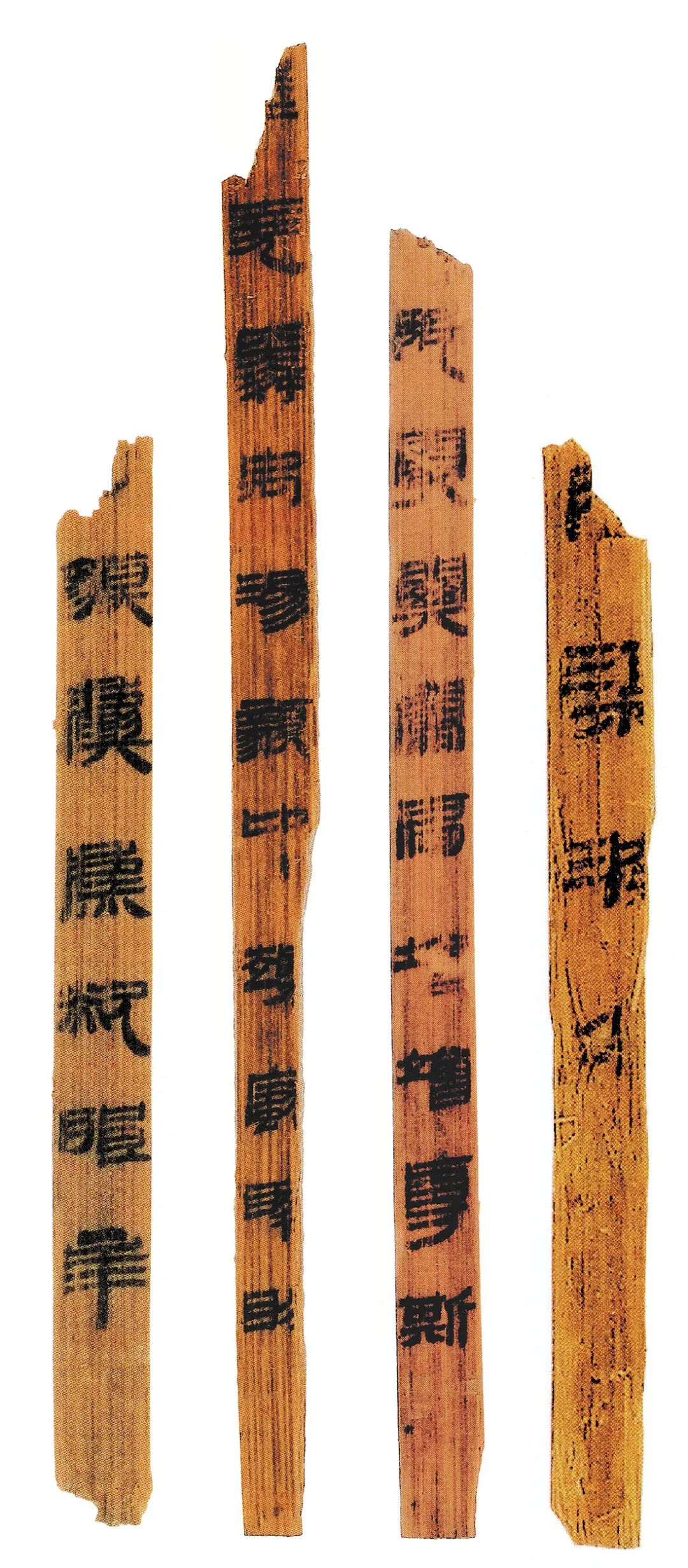 西汉竹书,西汉竹简草隶书法作品