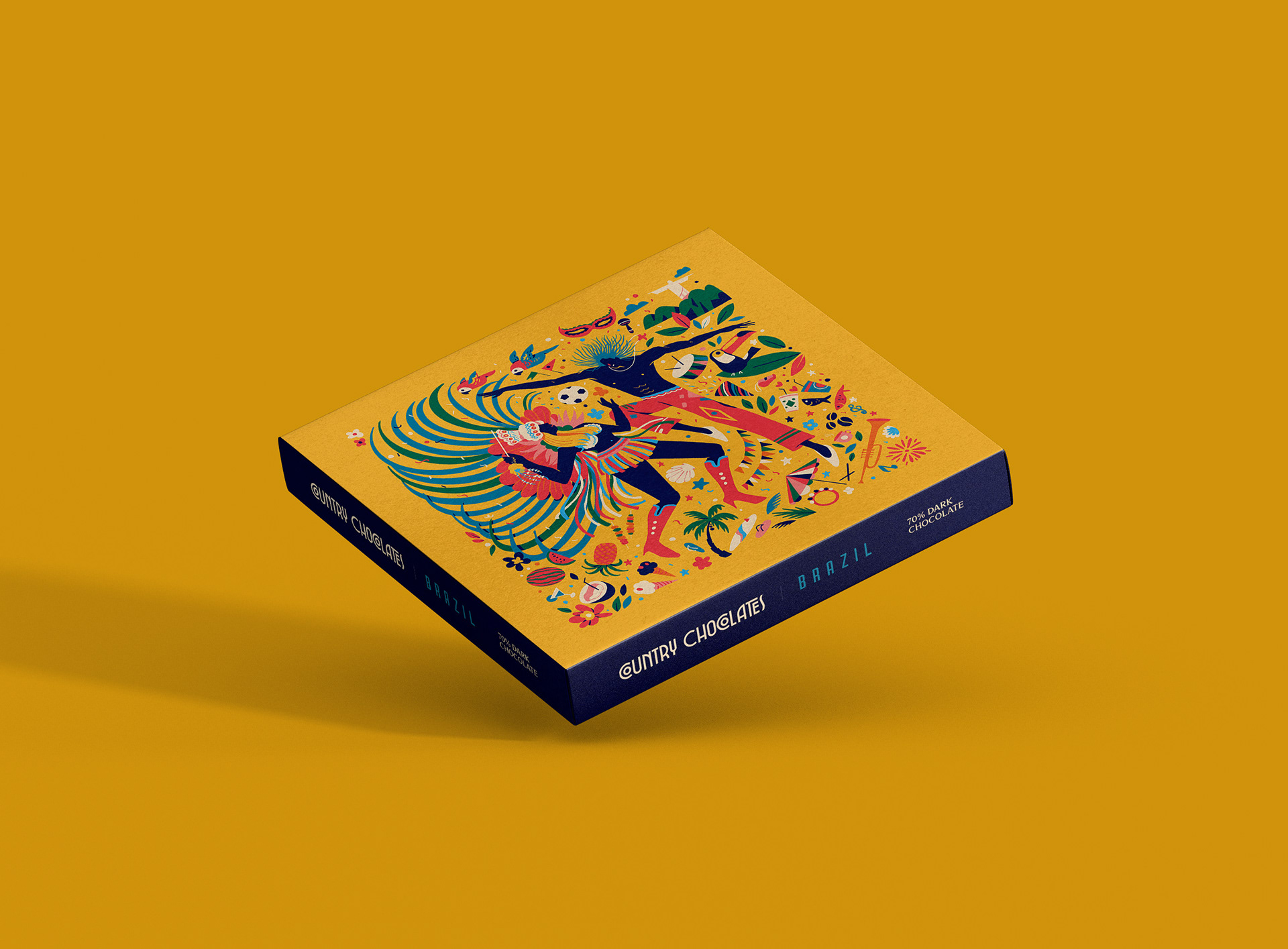 巧克力各种创意的造型,巧克力金色创意陈列