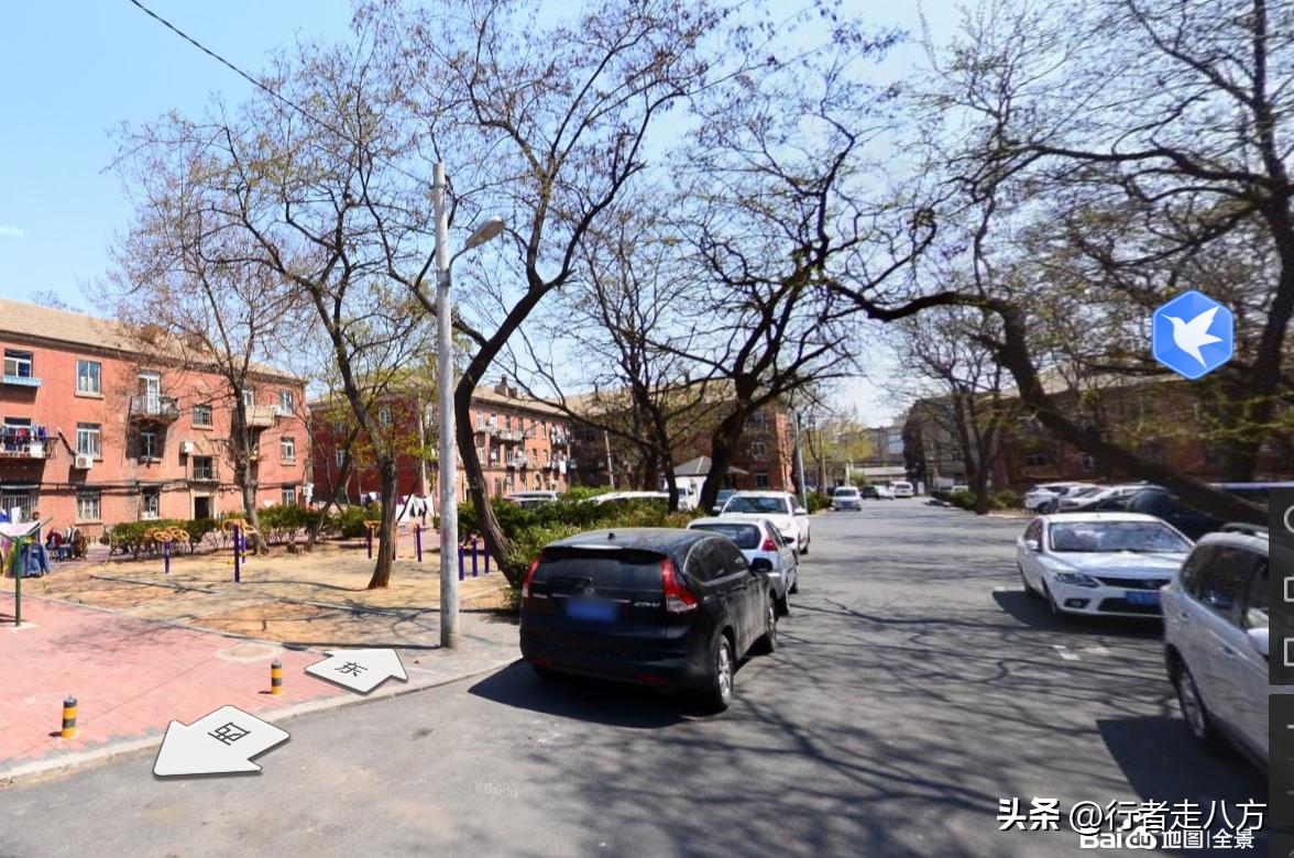 66年72年大连卫星图看周水前高云路（*家屯许**）周二小学洗衣机厂