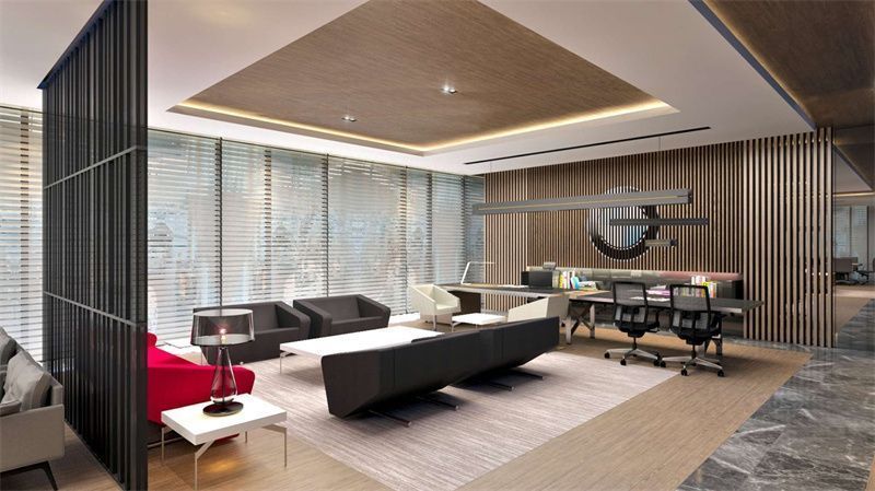 中式董事长办公室装修效果图,高档董事长办公室装修案例欣赏