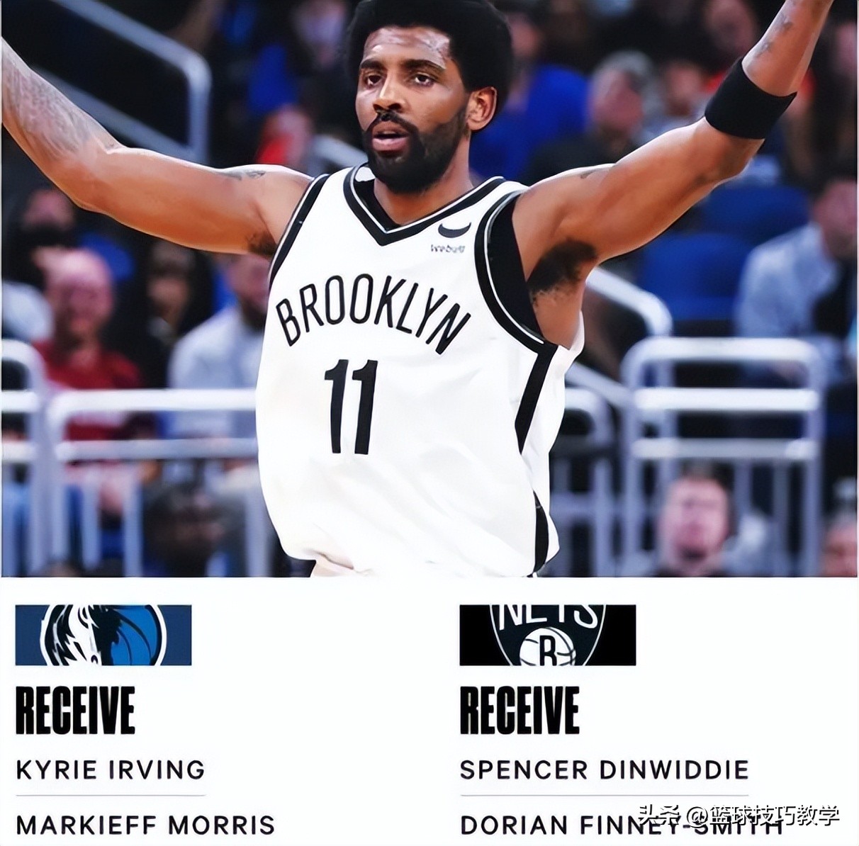 交易达成！欧文加盟独行侠！丁威迪回归篮网！篮网将继续补强！