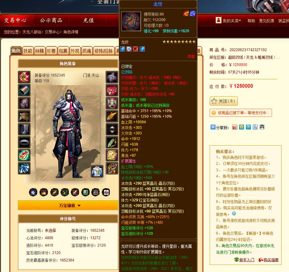 天龙八部第一天山排名,天龙八部第一天龙