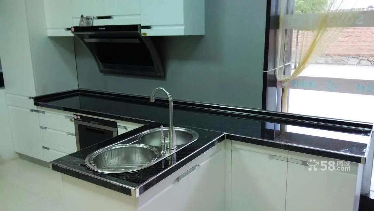 整体橱柜隐形玻璃台面,用玻璃做橱柜台面