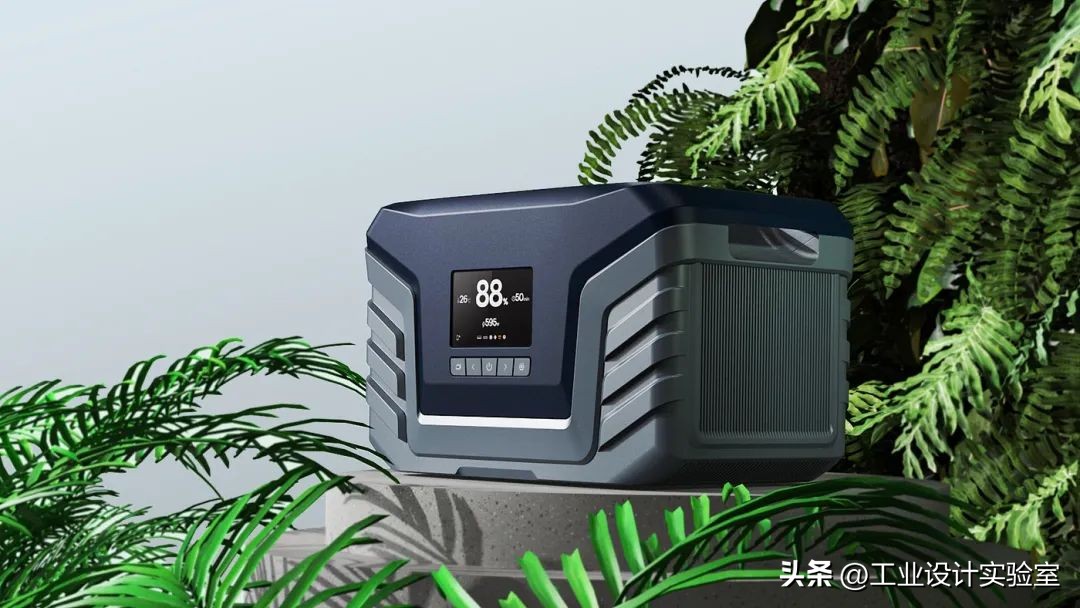 户外移动电源设计平面图标,户外移动电源产品设计