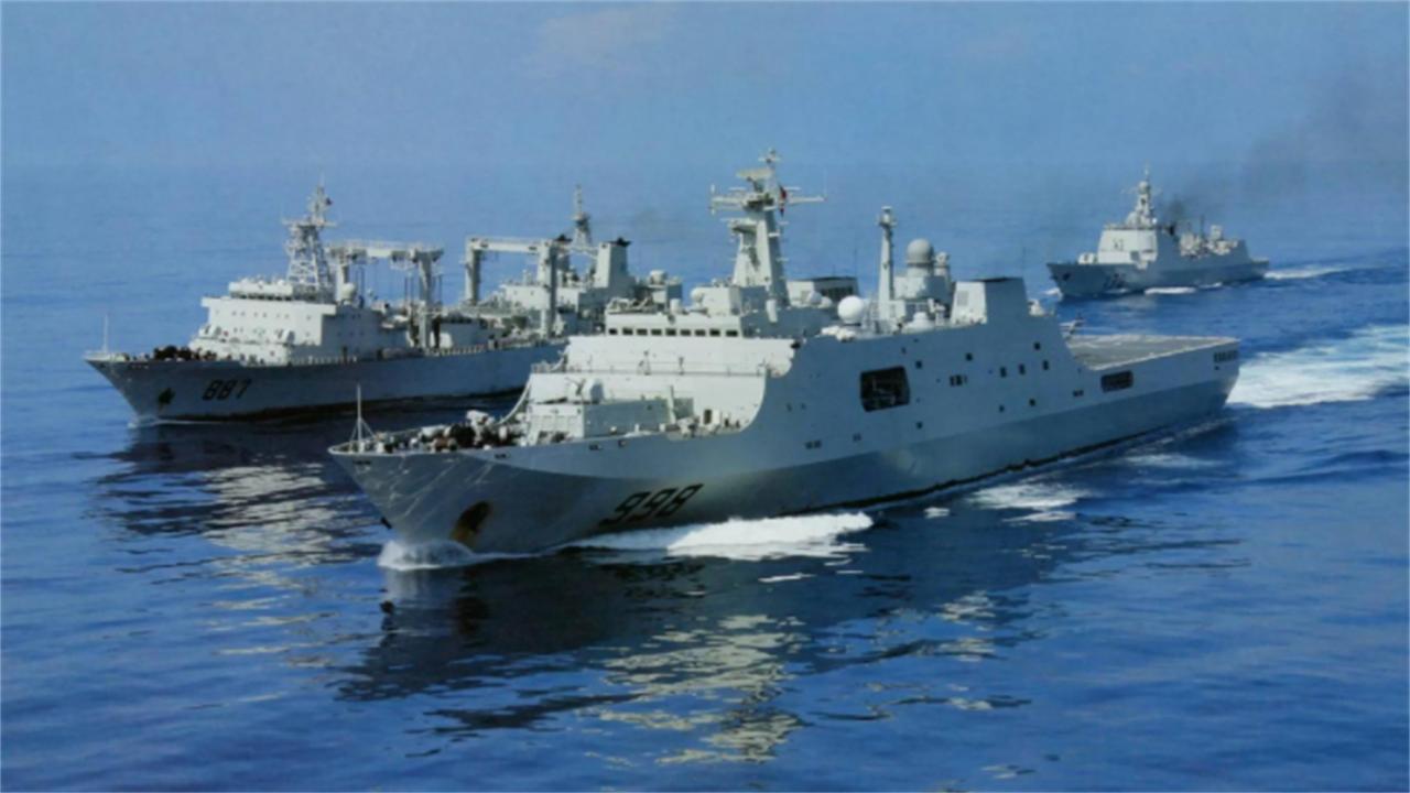 中国万吨巨舰出海视频,中国进口的最大战略舰