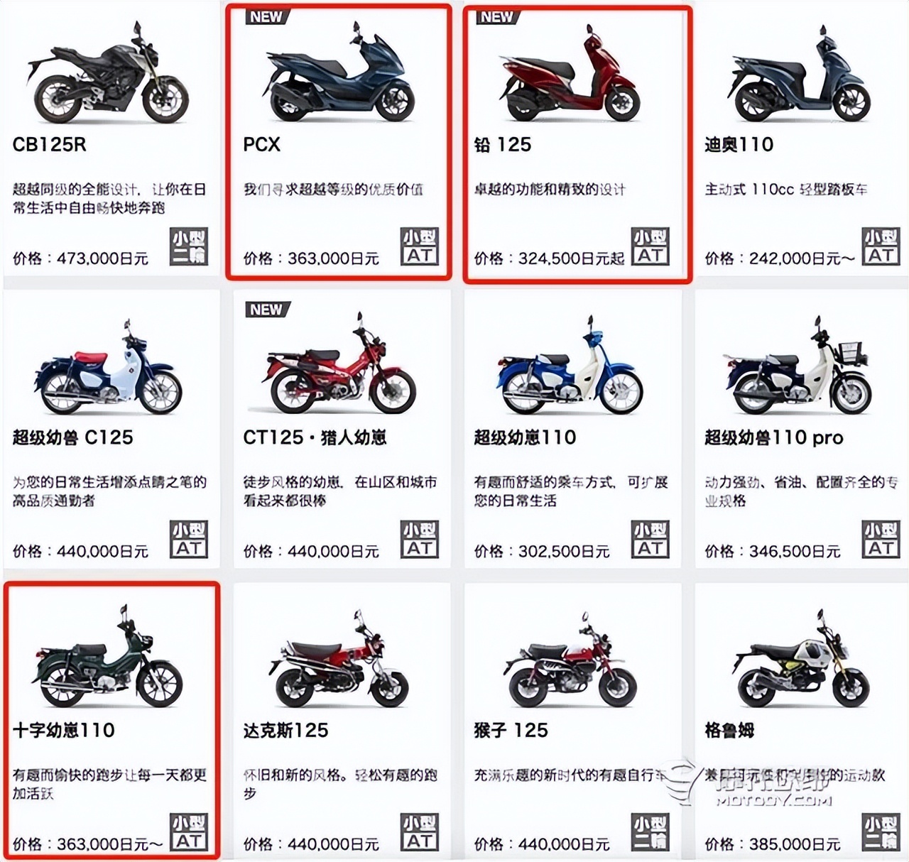 本田幼兽2020款官方售价,为啥本田幼兽没有现车