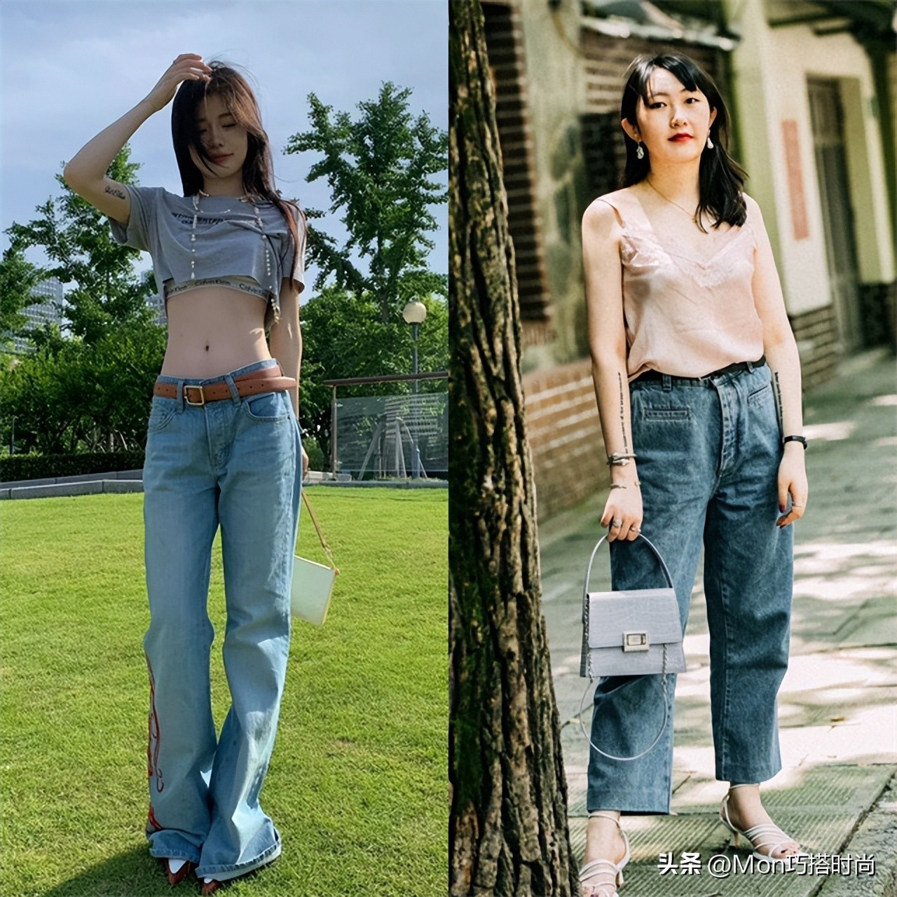 腿粗胯宽屁股大适合穿什么裤型,腿粗胯宽显瘦露腿裤