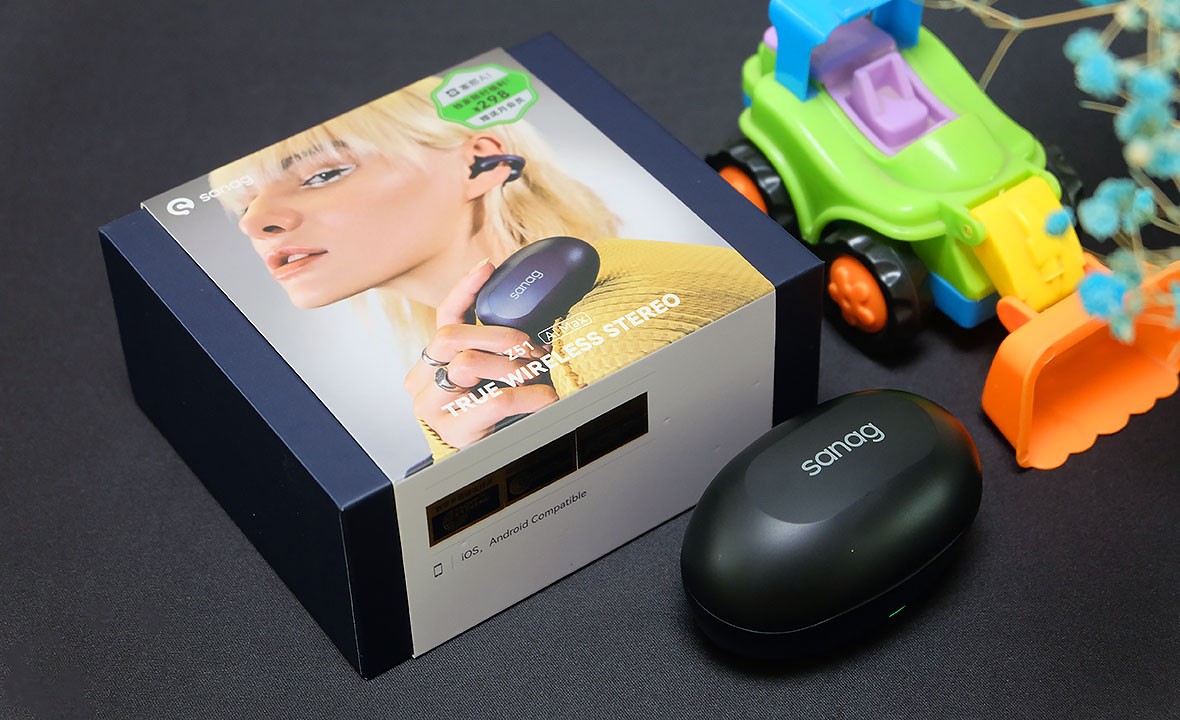 sanag赛那z51蓝牙耳机夹耳式测评,sanag塞那z51ai智能耳机