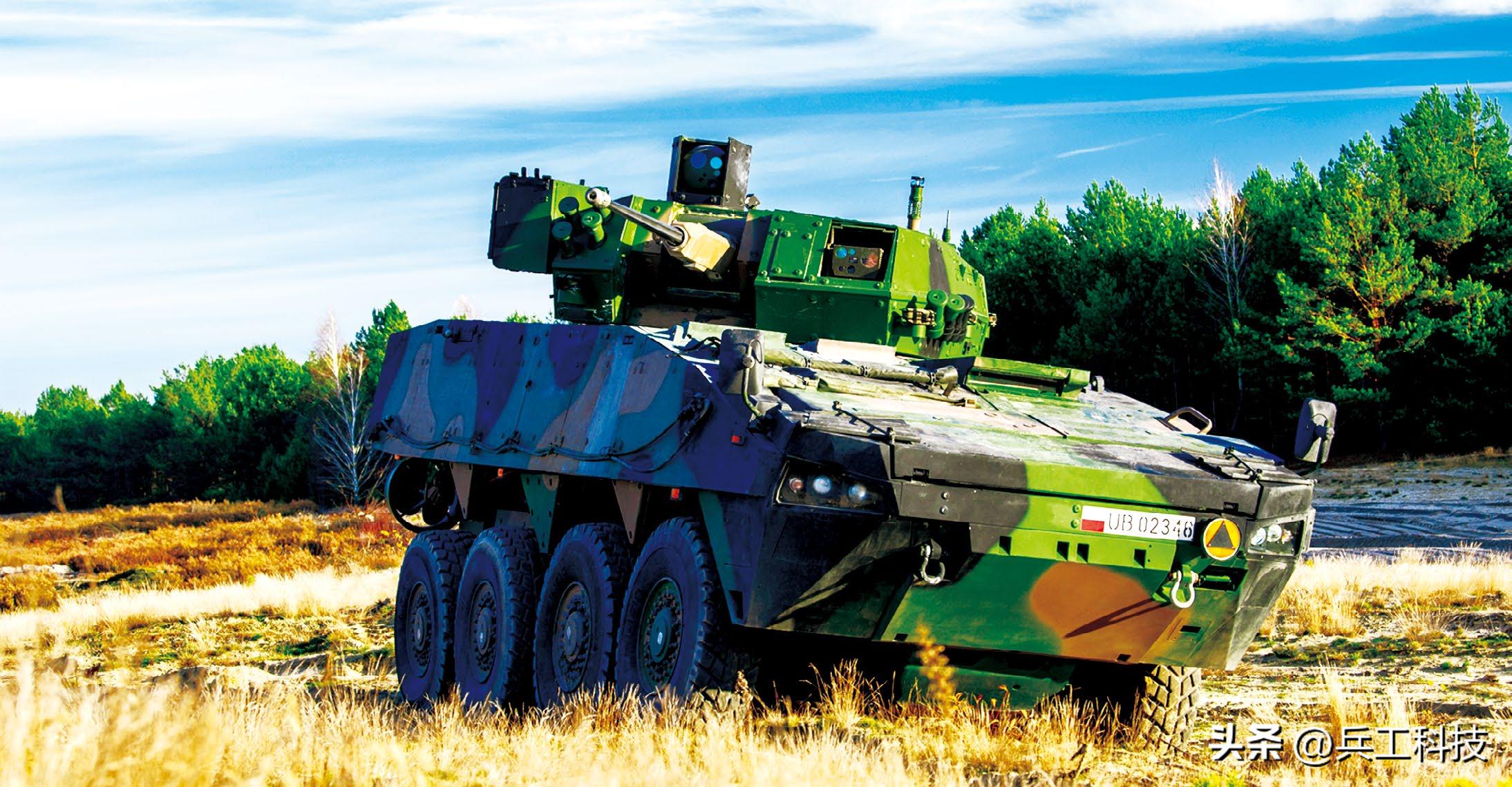 罗索马克步兵战车,波兰轮式装甲车