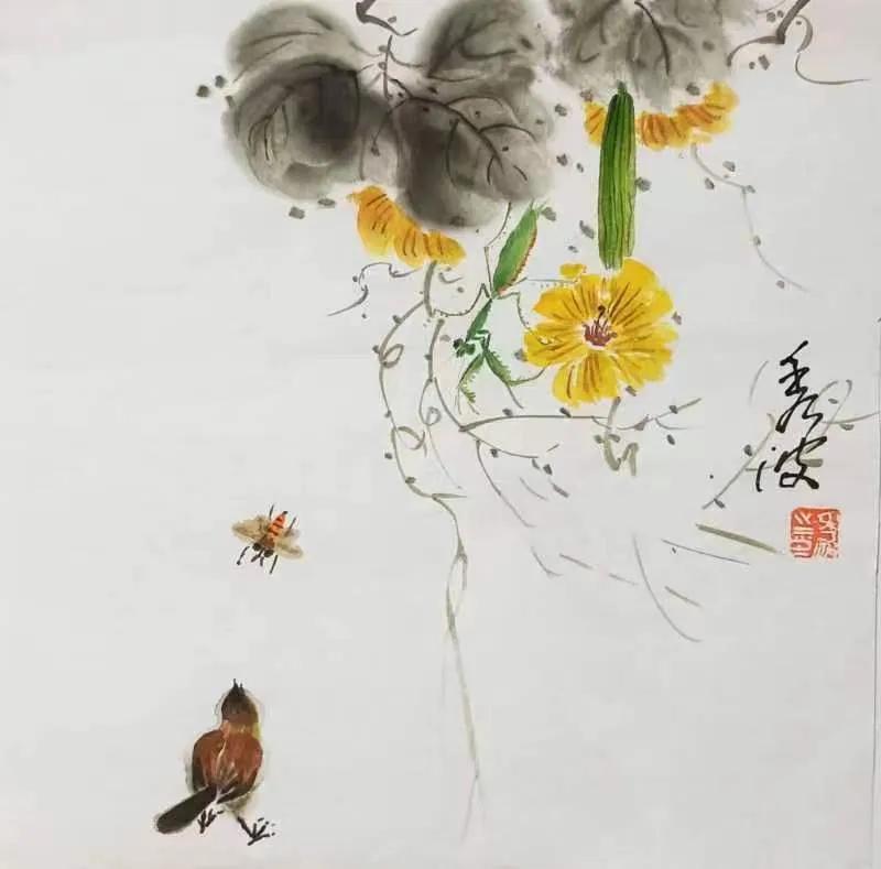 西子畔诗文社0214期，望风扫红妆。亭亭翠影著华章。情入画意舒狂