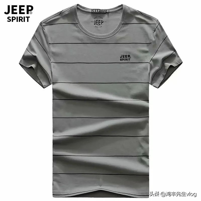 jeep短袖t恤专卖店男装翻领,jeep短袖t恤男纯棉官方正品