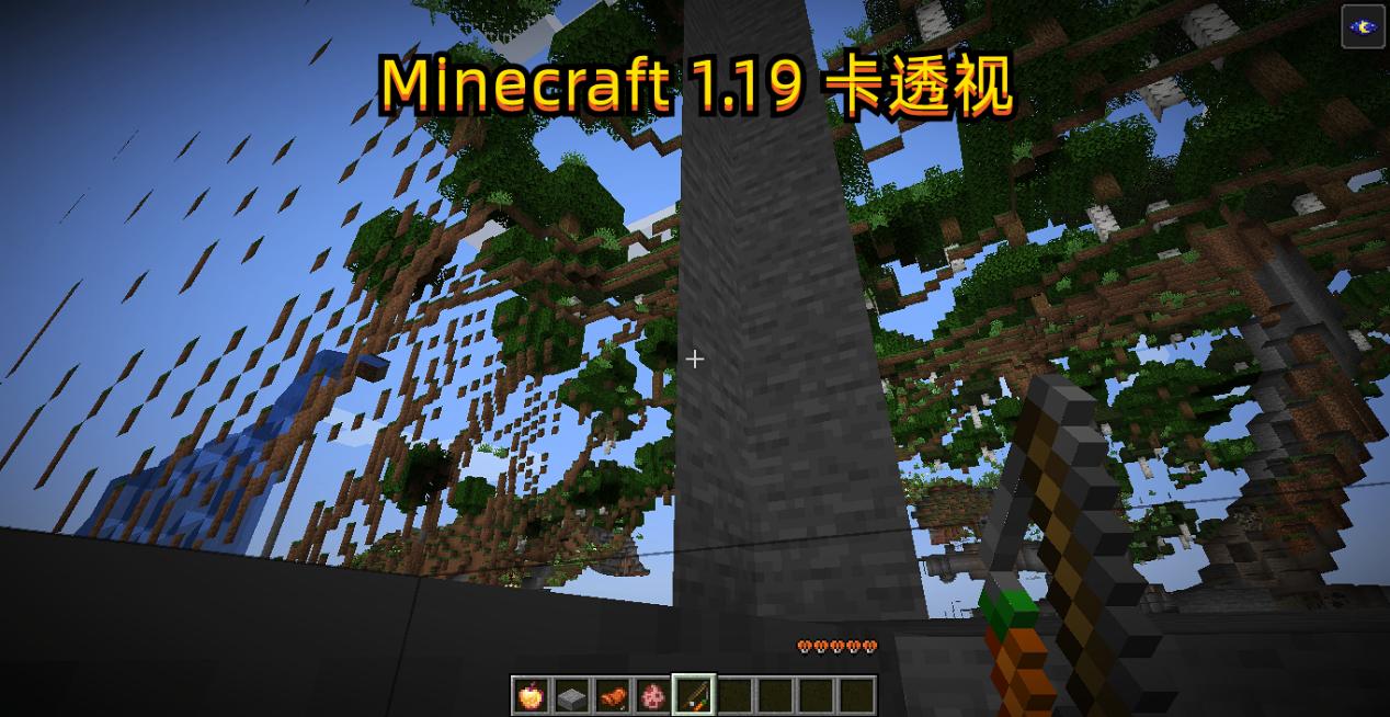 我的世界卡透视为什么看不到,我的世界可以卡无限装备的办法