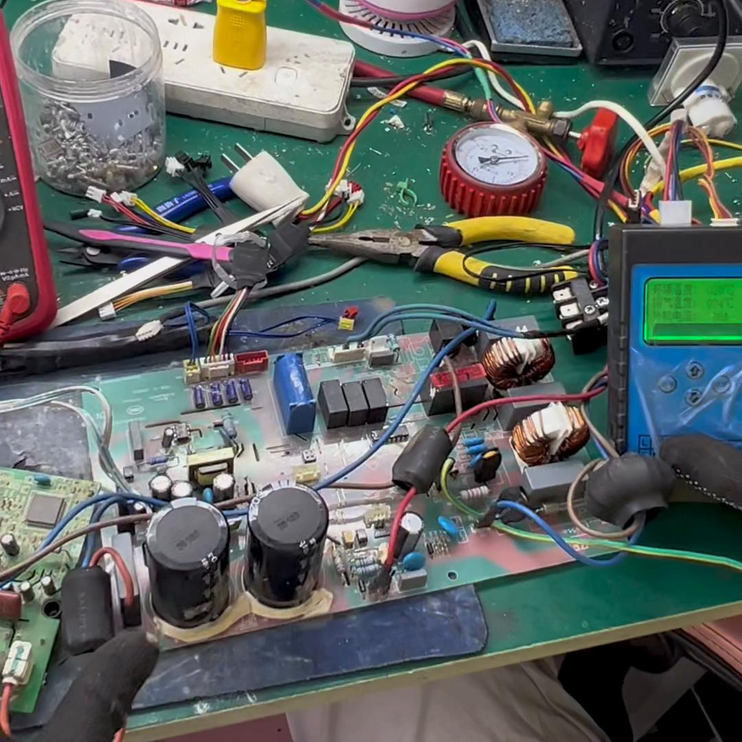 海尔变频挂机变频板维修,海尔变频挂机显示f3是什么原因