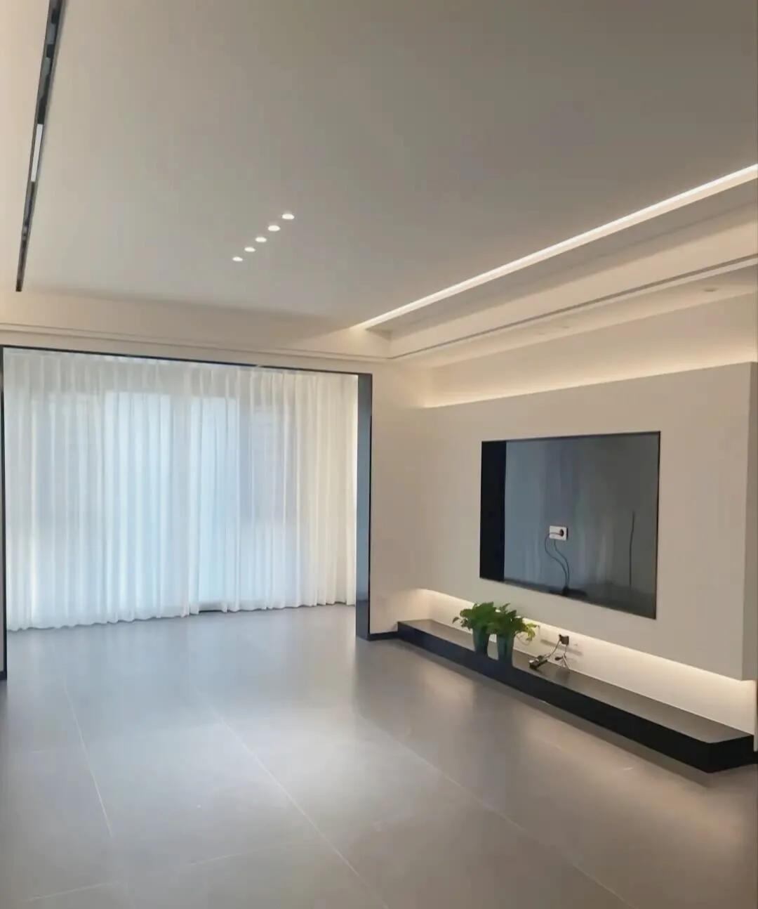 30款悬空背景墙,简约隐形门背景墙