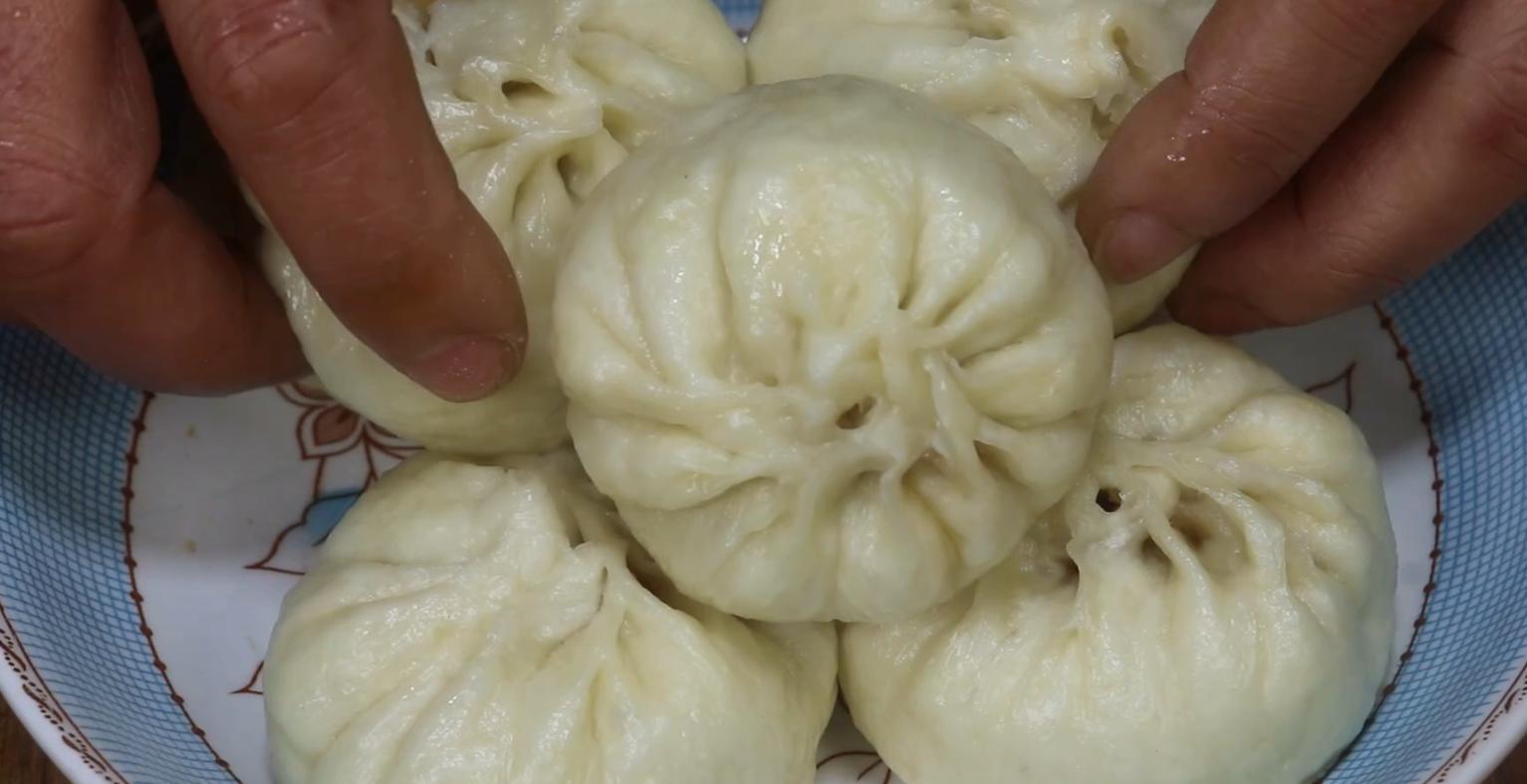 大厨教你在家做包子蓬松又喧软,大厨教你包子手法教程